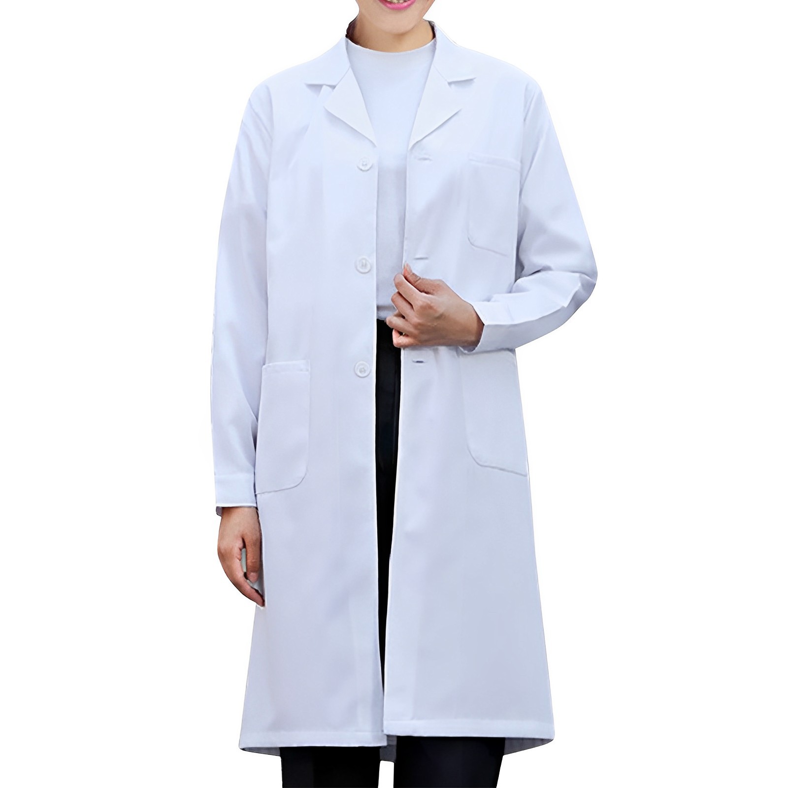 Medical Lab Coat - Bata de laboratorio blanca para mujeres,