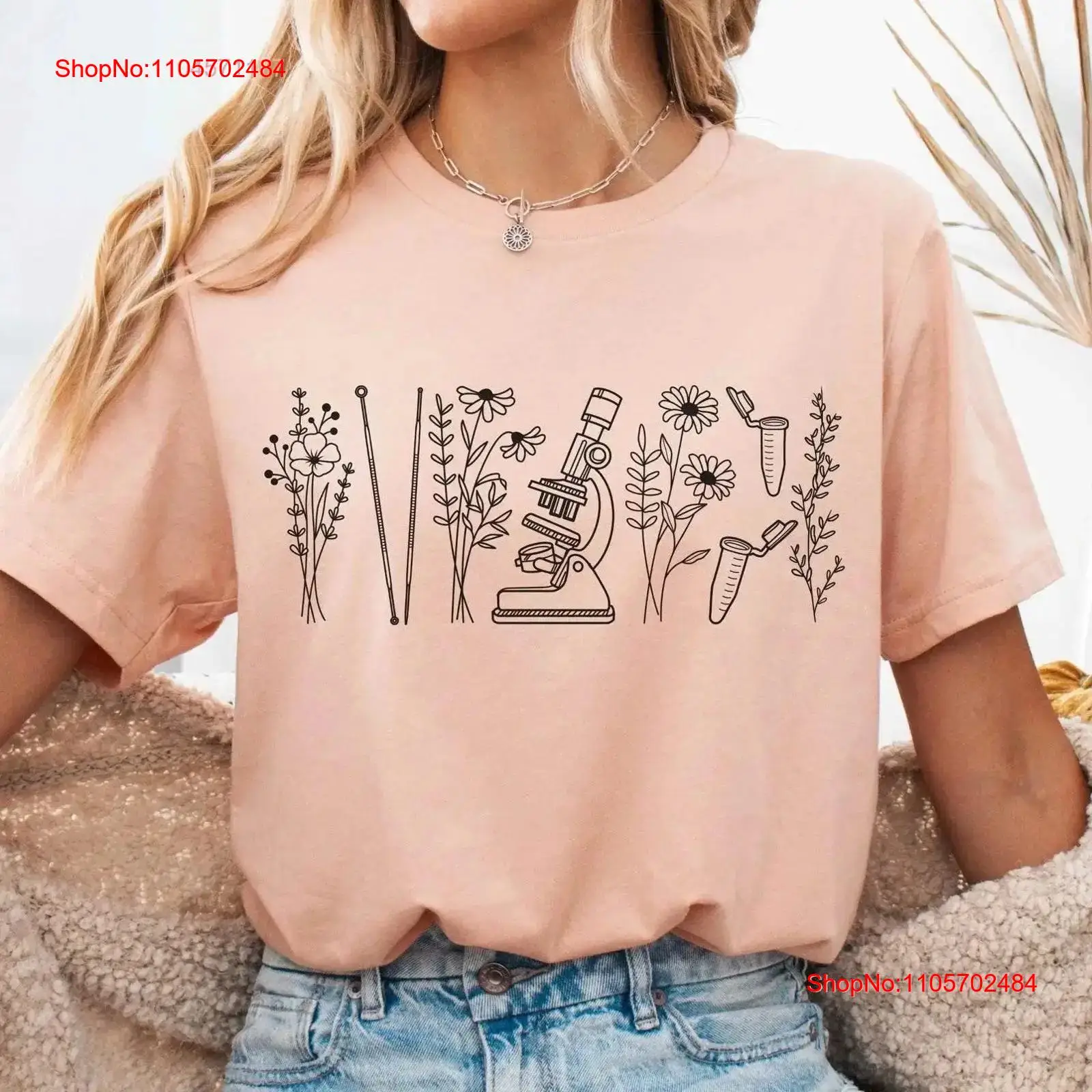 Medical Lab Microbiology - Camiseta de microbiología para profesora de