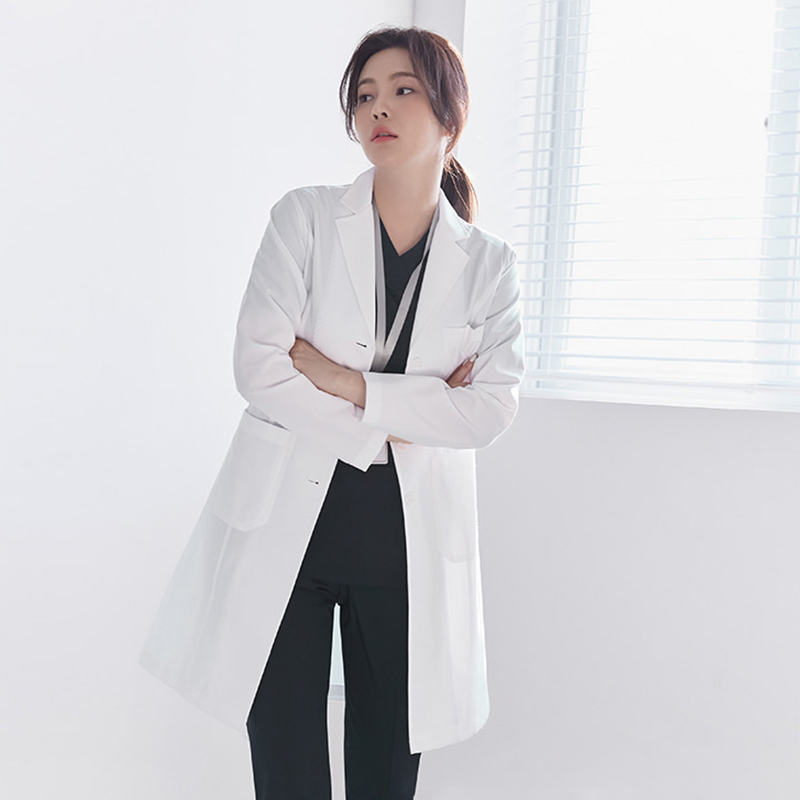 Medical Lab Years - Bata de Médico Estilo Coreano, Manga