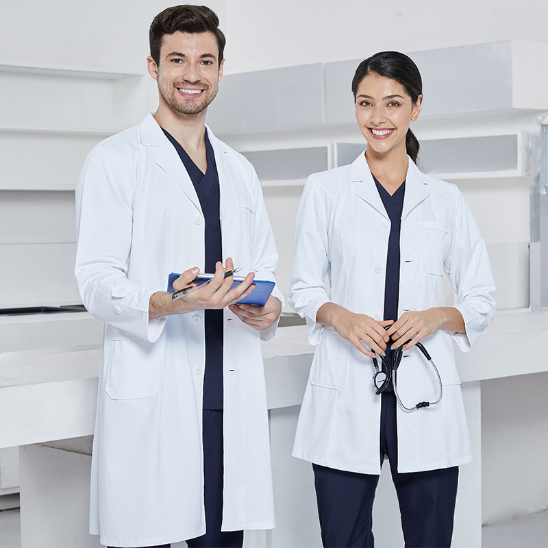 Medical Lab Coat - Bata sedosa de laboratorio para hombre