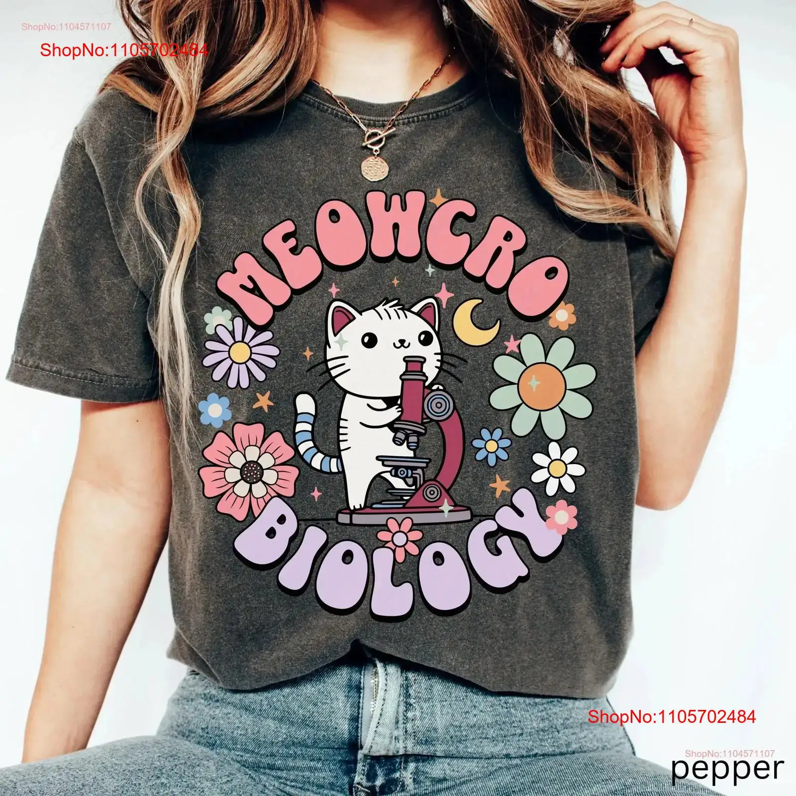 Medical Lab Microbiology - Camiseta vintage lavada de microbiología para