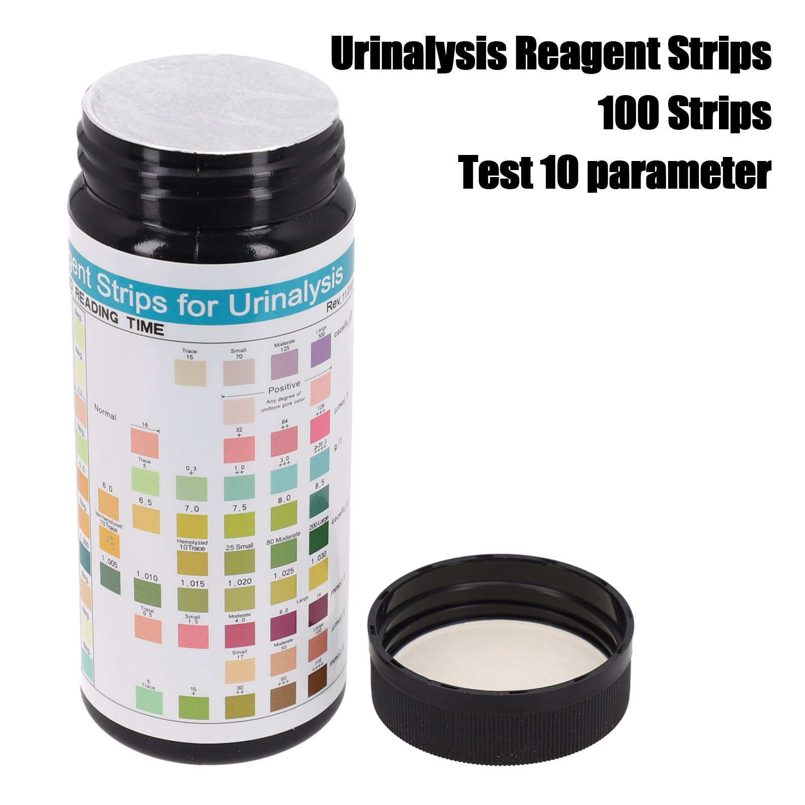 100 Tiras Reactivas URS-10T pa - Urinalysis Reagent Strip reseña y precio