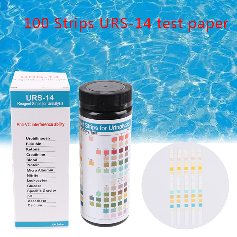 URS-14-Papel de prueba de reac - Urinalysis Reagent Strip reseña y precio