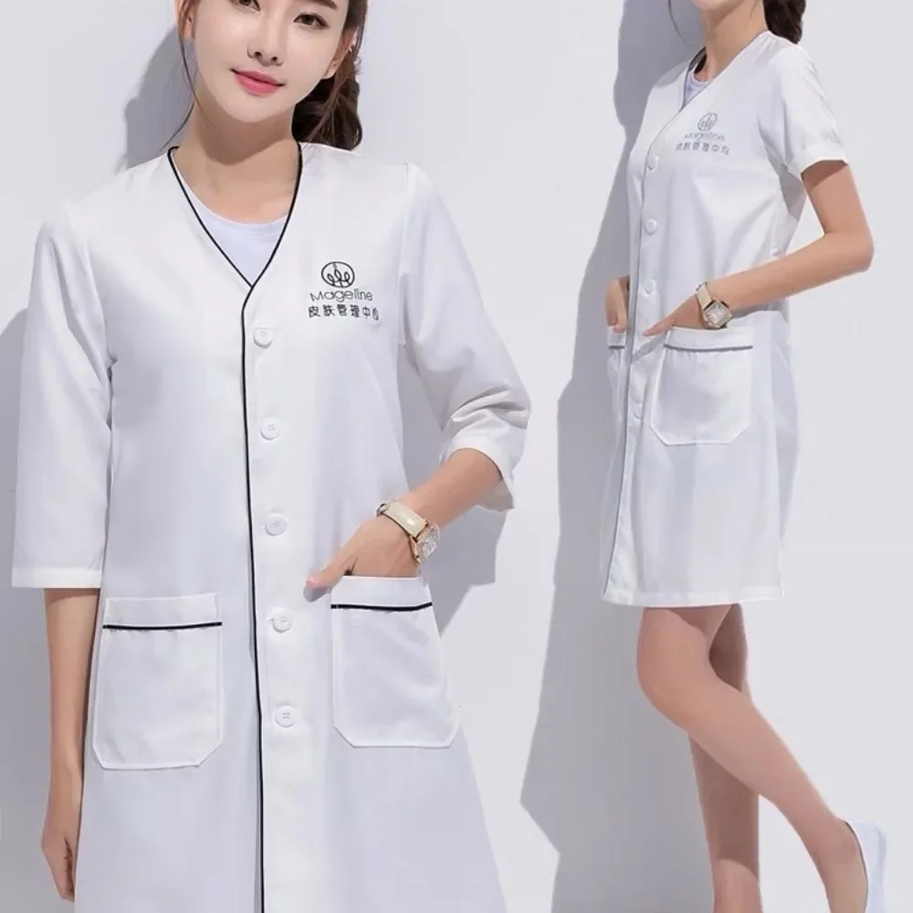 Uniforme de Belleza con Logoti - Medical Lab Coat reseña y precio