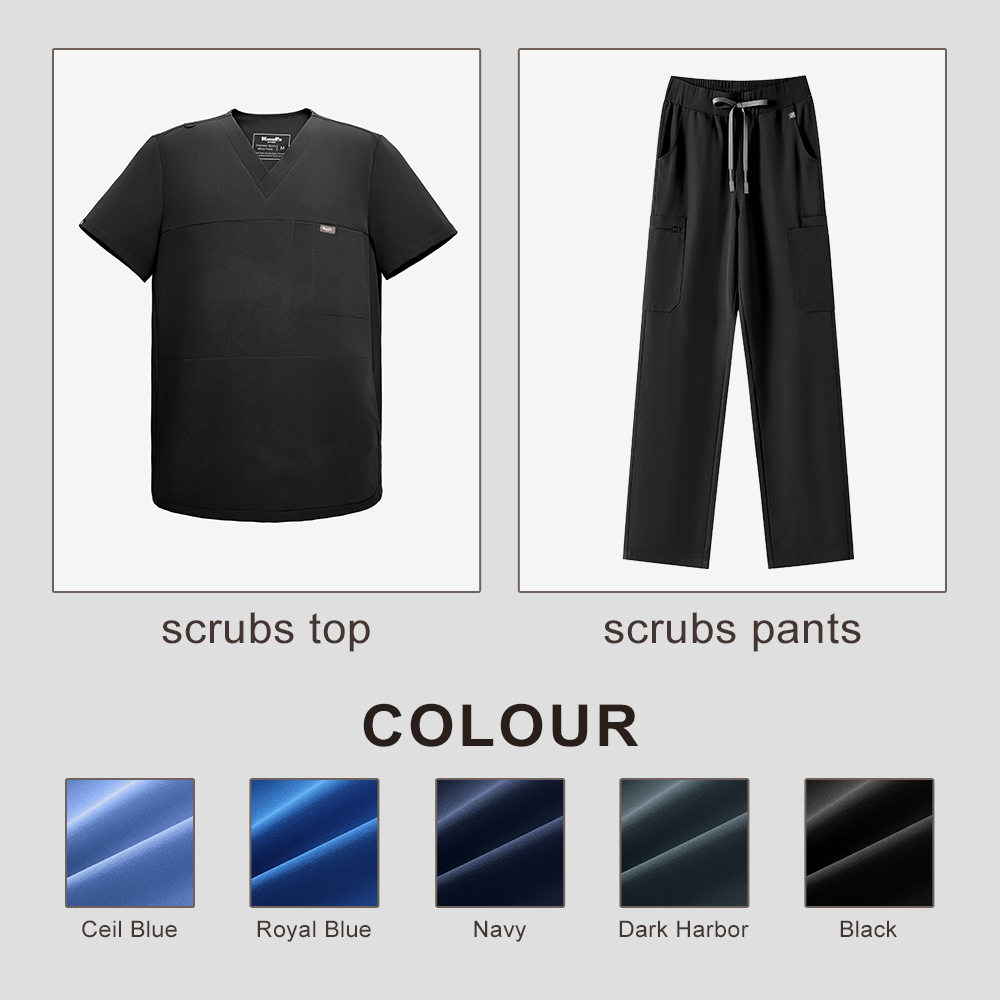 Uniformes Médicos KUNGFU SCRUB - Medical Lab Coat reseña y precio