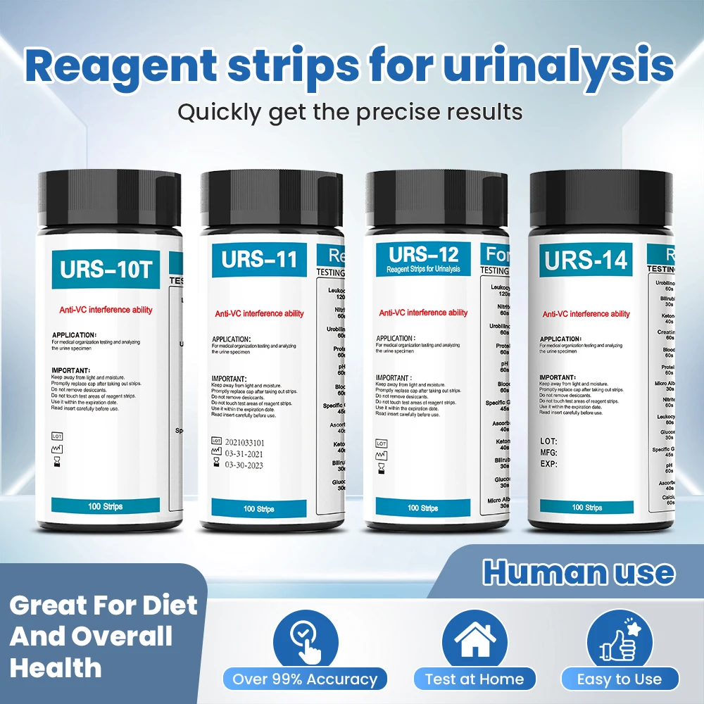 Tiras reactivas analizador de  - Urinalysis Reagent Strip reseña y precio
