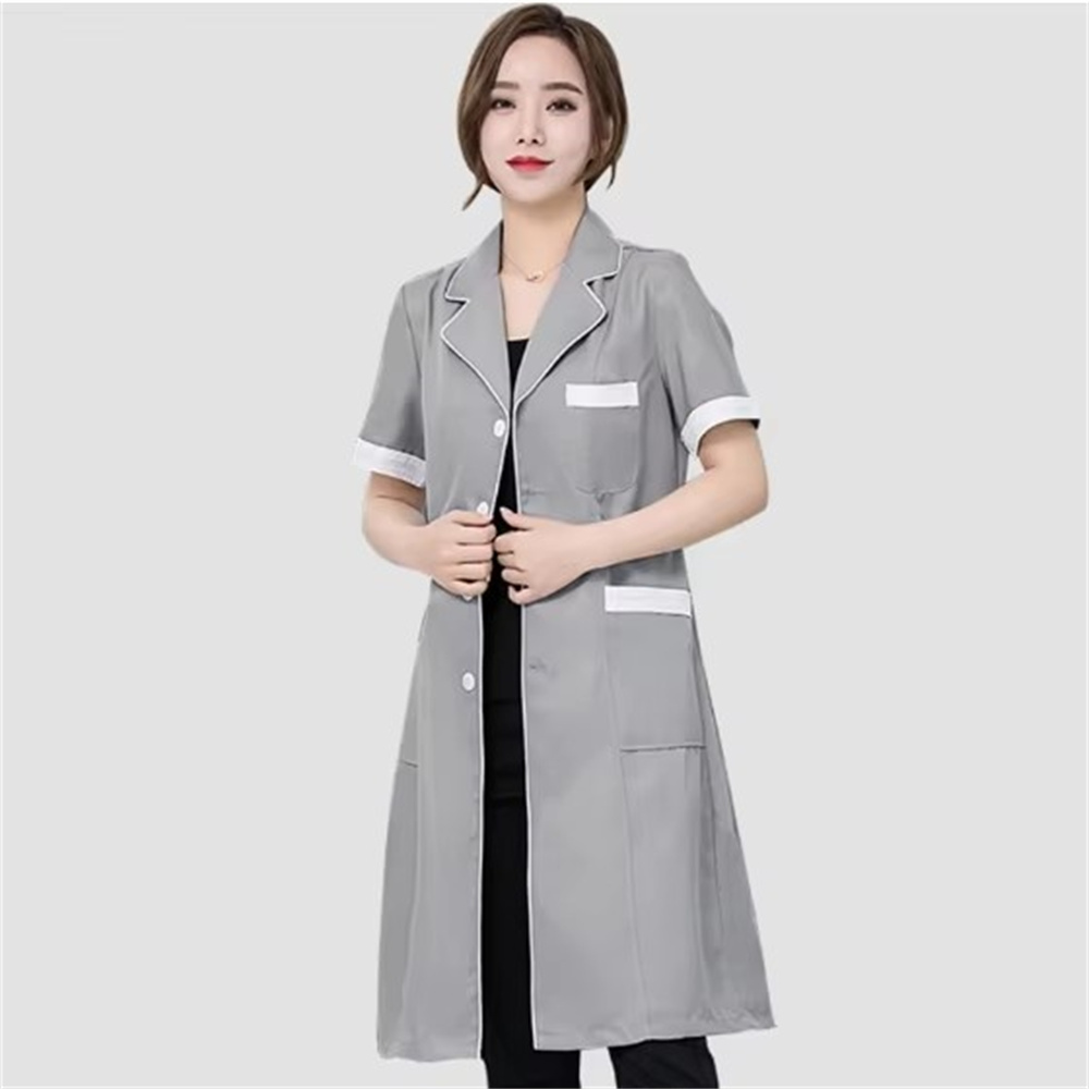 Uniforme de spa antiarrugas si - Medical Lab Coat reseña y precio