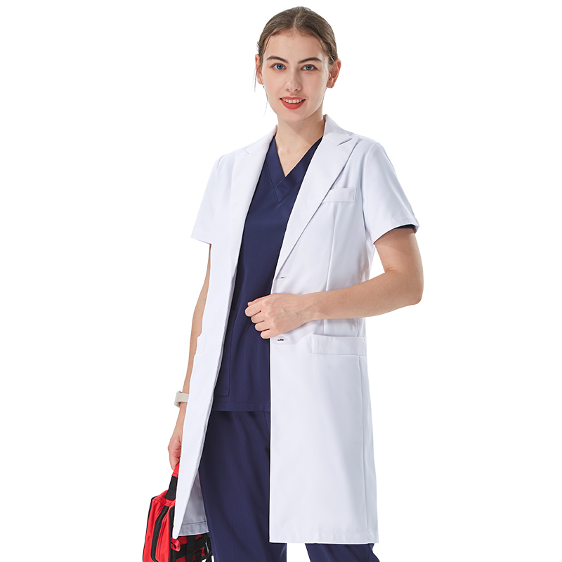 Bata de Laboratorio Blanca con - Medical Lab Coat reseña y precio