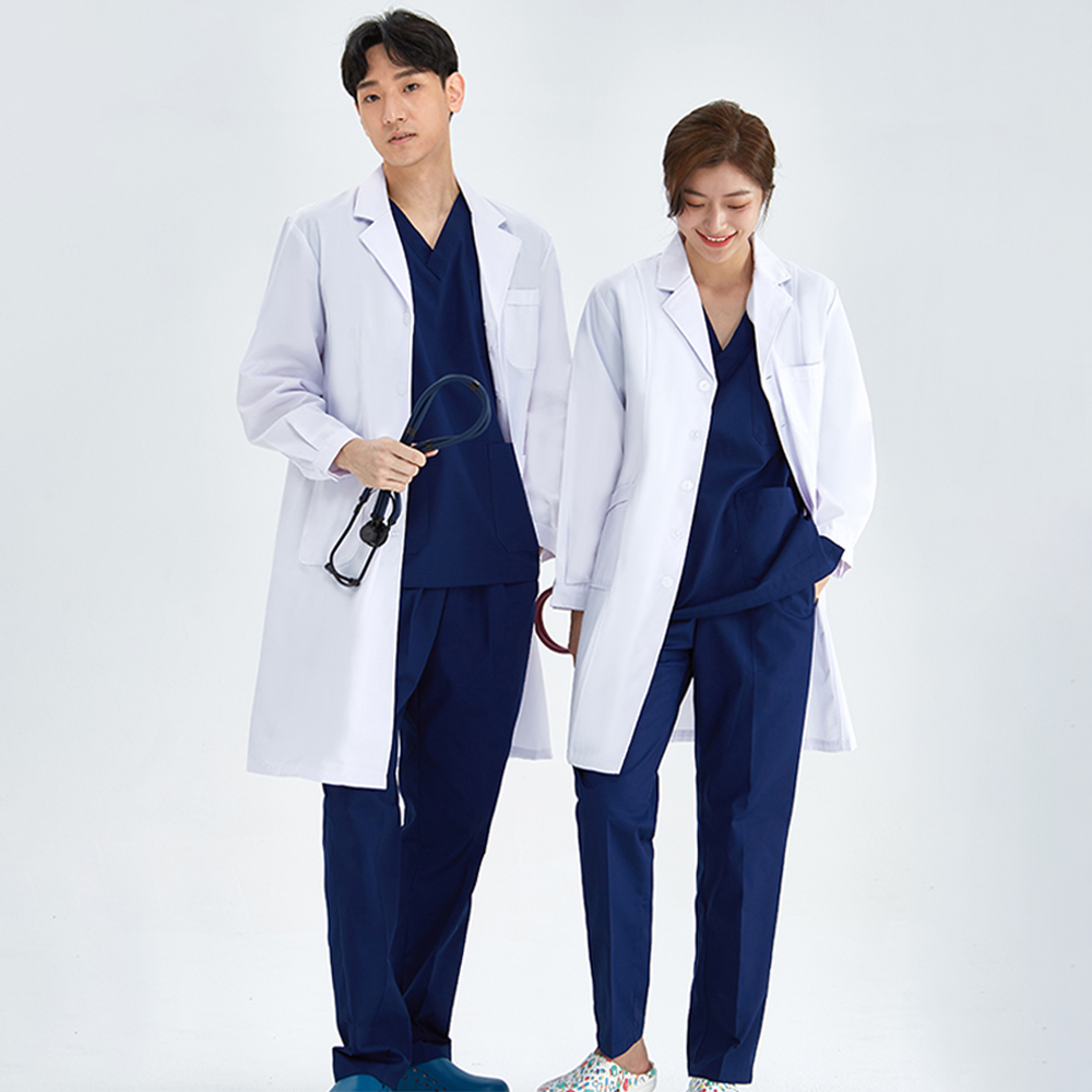 Bata blanca Unisex para médico - Medical Lab Coat reseña y precio
