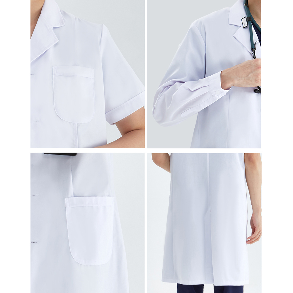 Bata blanca Unisex para médico - Medical Lab Coat reseña y precio